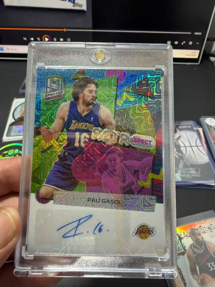Panini Panini Spectra Basketball Card Pau Gasol Autograph product image